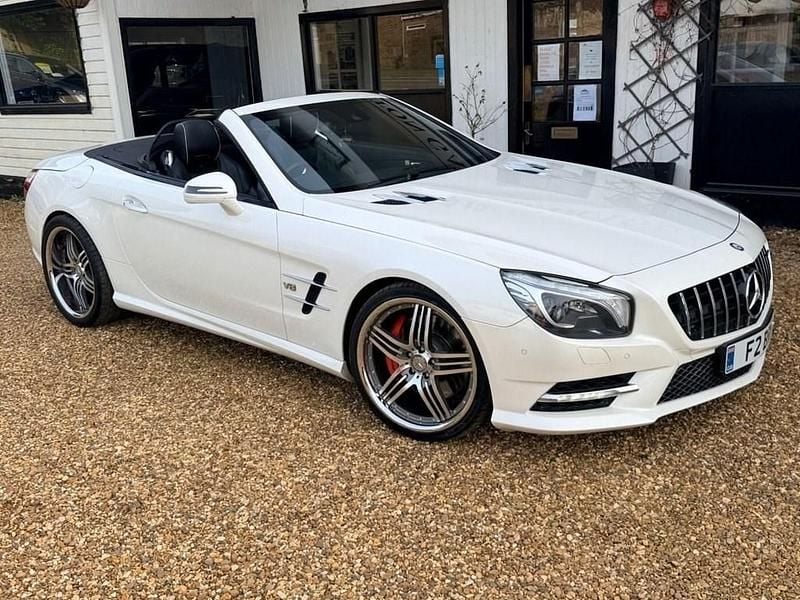 Used Mercedes SL500 2012 White Cabriolet