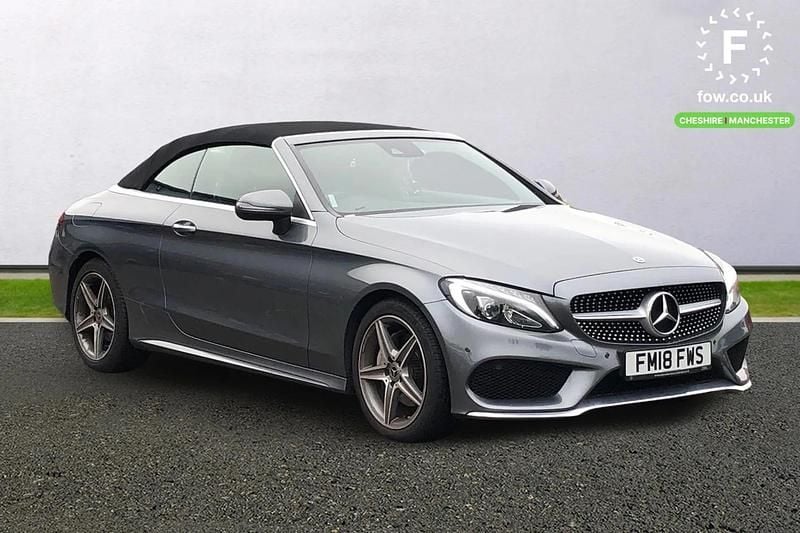 Grey Used 2018 Mercedes C200 Active Cabriolet | £16,699 (Fair price) - Image 1/3