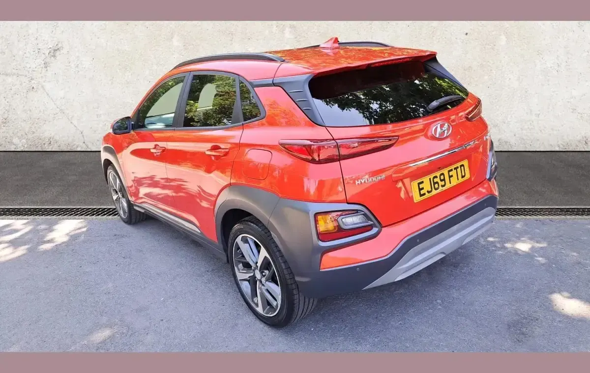 Used Hyundai Kona Premium SE 117 HP (86 kW) 2019 Orange SUV
