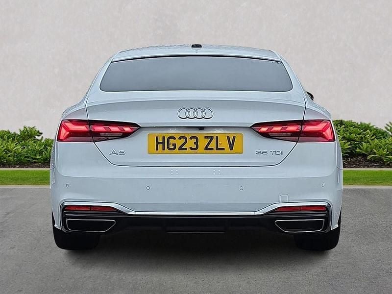 Used Audi A5 Sportback S-Line 163 HP (119 kW) 2023 White Hatchback