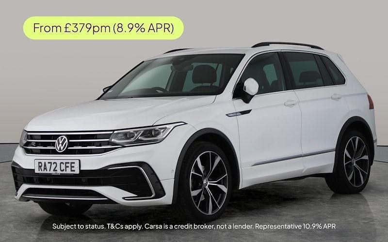 White Used 2023 VW Tiguan R-line SUV | £24,479 (Good price) - Image 1/2
