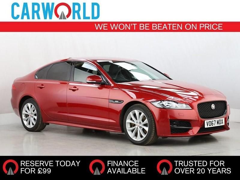 Red Used 2017 Jaguar XF R-Sport Sedan | £10,990 (A bit pricey) - Image 1/3