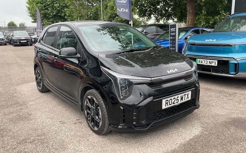 Black Used 2025 Kia Picanto GT-Line Hatchback | £15,995 (Fair price) - Image 1/4