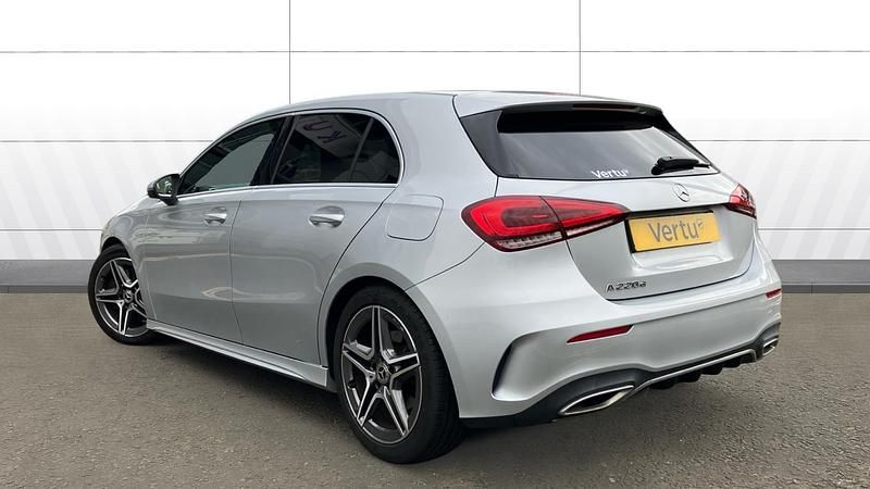 Used Mercedes A220 AMG line 190 HP (139 kW) 2021 Silver Hatchback