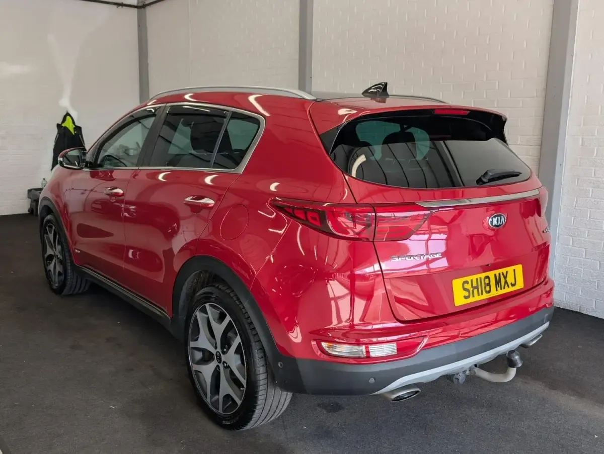 Used Kia Sportage GT-Line S 177 HP (130 kW) 2018 Red SUV