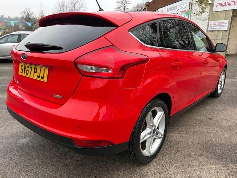 Used Ford Focus Zetec 2017 Red Hatchback