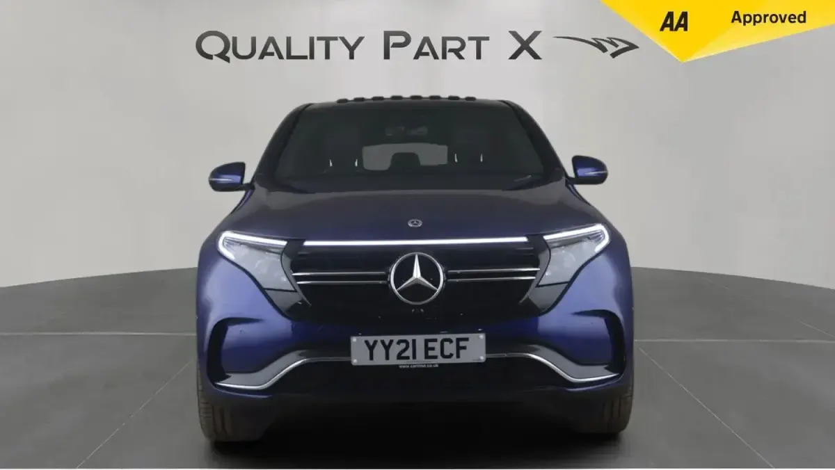 Used Mercedes EQC400 AMG line 300 kW (408 HP) 2021 Blue SUV