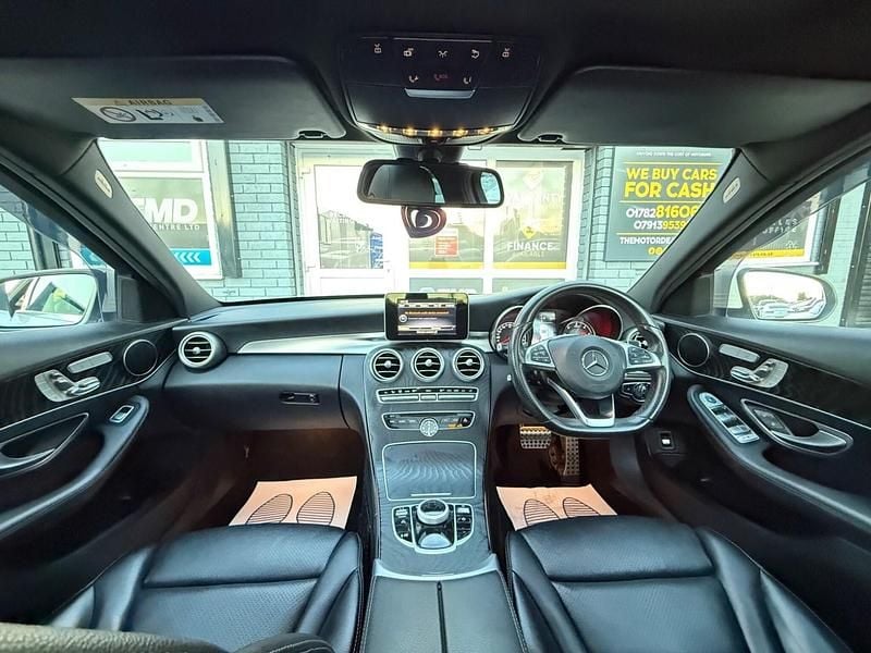 Used Mercedes C250 AMG Line Premium 2018 White Sedan