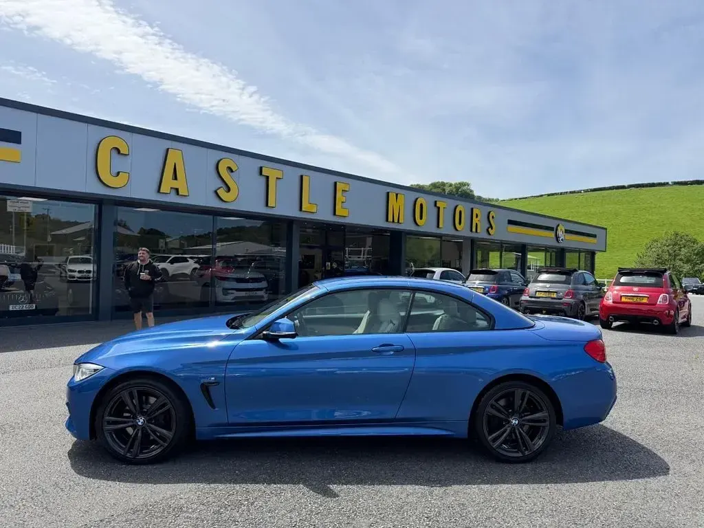 Used BMW 435 M Sport 313 HP (230 kW) 2015 Blue Cabriolet