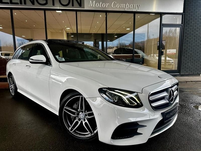 Used Mercedes E220 AMG Line Premium 2017 White Estate