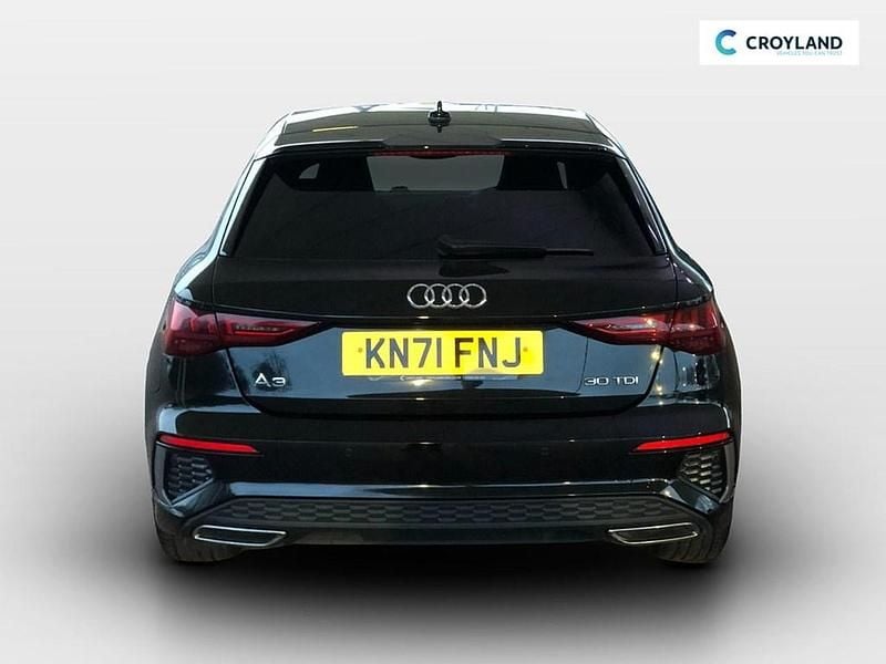 Used Audi A3 S-Line 2021 Black Hatchback
