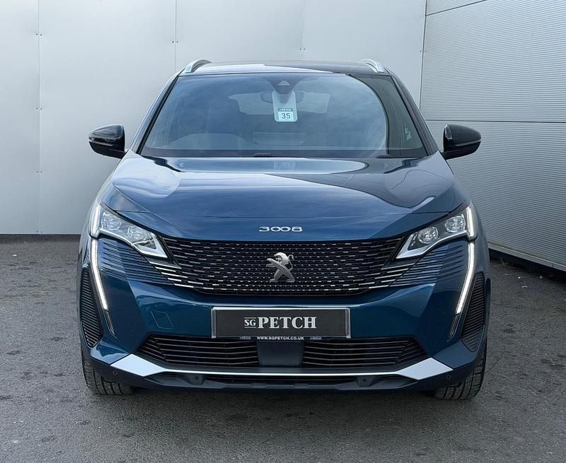 Blue Used 2021 Peugeot 3008 GT SUV | £16,495 (Fair price) - Image 1/4