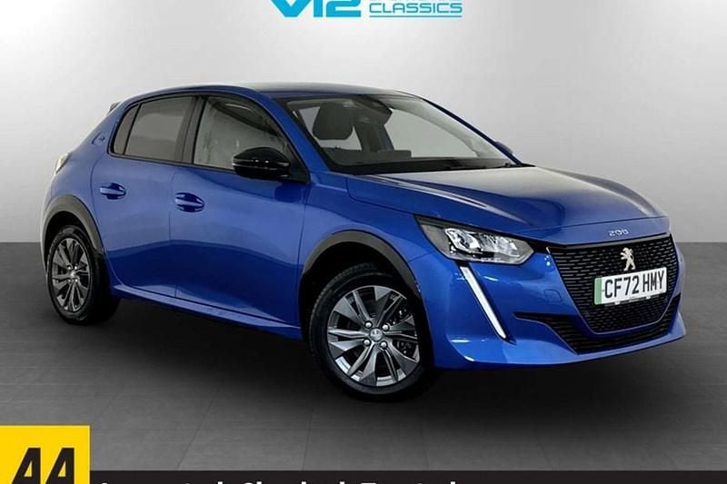 Used Peugeot e-208 Allure+ 100 kW (136 HP) 2022 Blue Hatchback