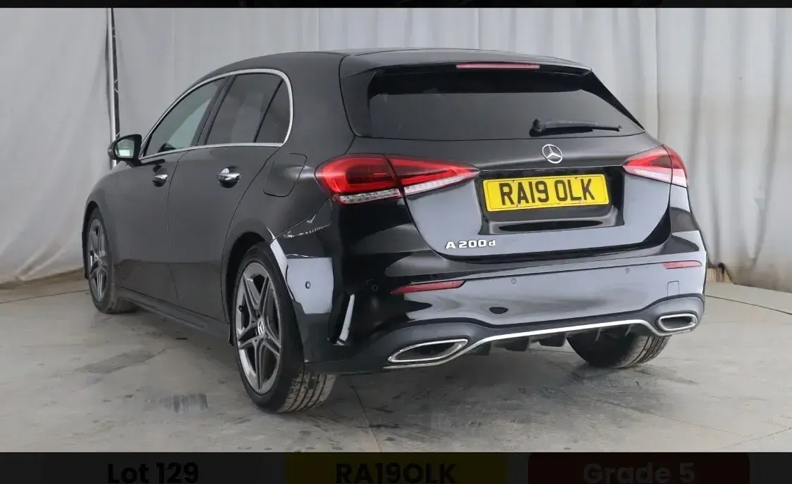 Used Mercedes A200 AMG Line Premium 150 HP (110 kW) 2019 Black Hatchback