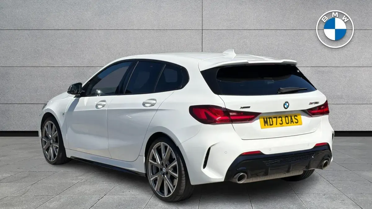 Used BMW M135 Shadowline 302 HP (222 kW) 2023 White Hatchback