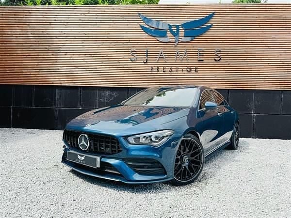 Blue Used 2022 Mercedes CLA200 Executive Coupe | £22,788 (Expensive) - Image 1/4