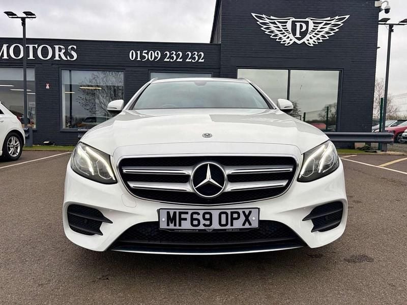 Used Mercedes E300 AMG line 2020 White Estate