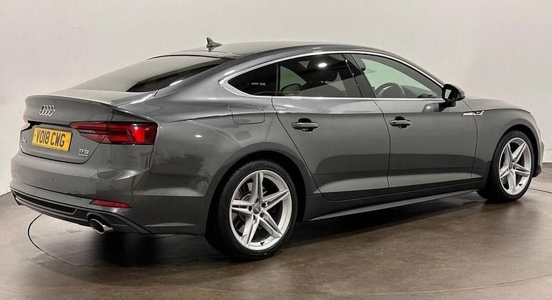 Used Audi A5 Sportback S-Line 252 HP (185 kW) 2018 Grey Hatchback