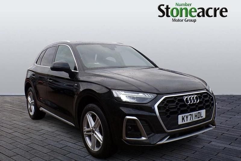 Black Used 2021 Audi Q5 S-Line SUV | £26,495 (Good price) - Image 1/1