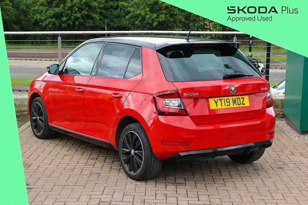 Used Skoda Fabia Monte Carlo 95 HP (69 kW) 2019 Red Hatchback