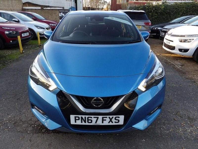 Used Nissan Micra Acenta 71 HP (52 kW) 2017 Blue Hatchback