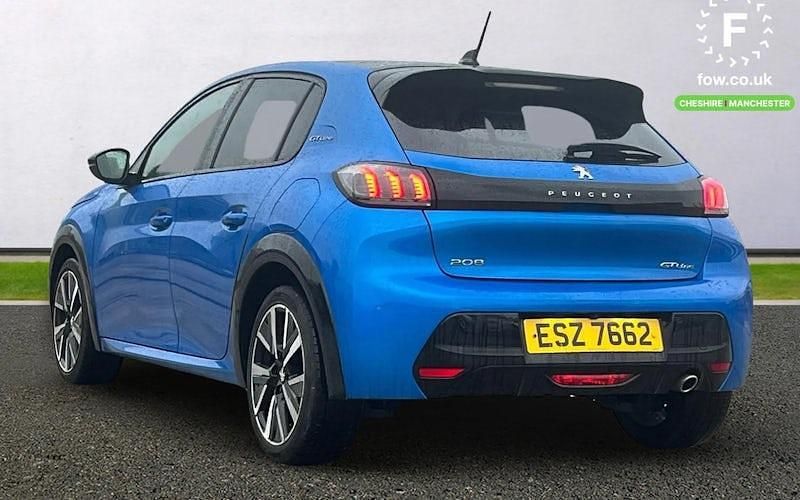 Usado Peugeot 208 GT-line 102 HP (75 kW) 2020 Azul Citadino