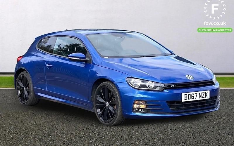 Used VW Scirocco R-line 179 HP (131 kW) 2017 Blue Coupe