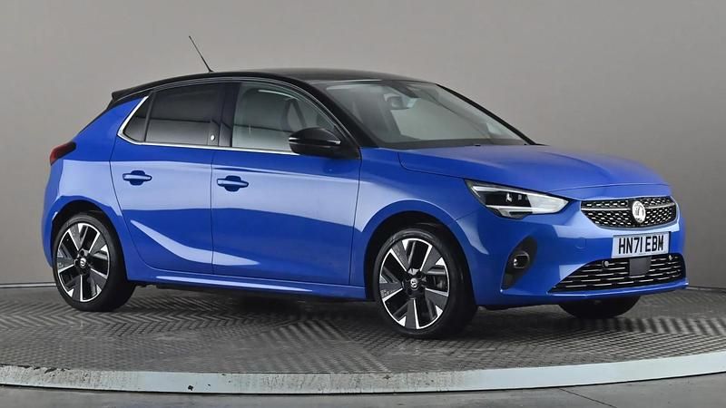 Used Vauxhall Corsa-e Elite 100 kW (136 HP) 2021 Blue Hatchback