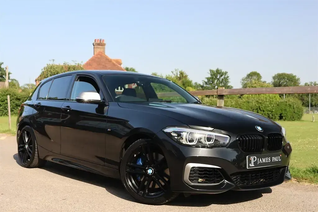Used BMW M140 M Sport 340 HP (250 kW) 2018 Black sapphire Hatchback