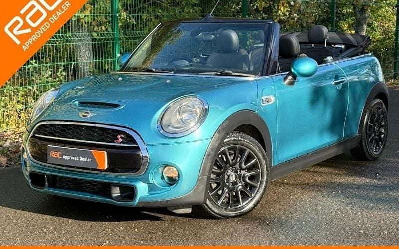 Turquoise Used 2017 Mini Cooper S Cabriolet Cabriolet | £8,690 (Good price) - Image 1/4
