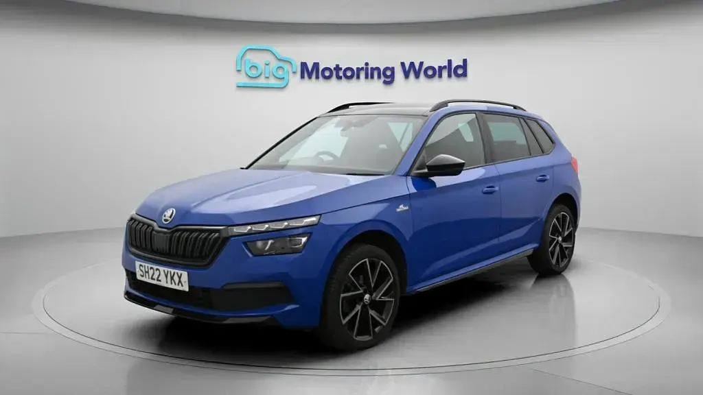 Used Skoda Kamiq Monte Carlo 150 HP (110 kW) 2022 Blue SUV