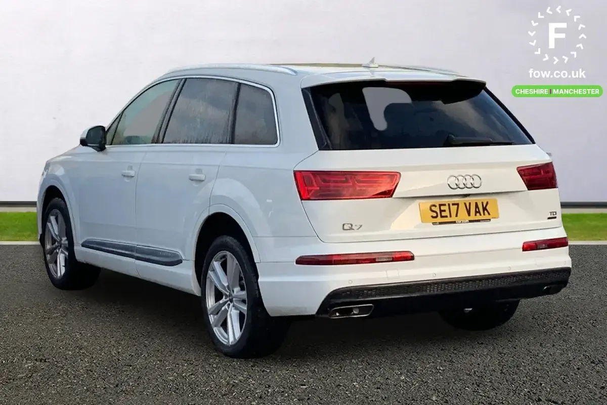 Used Audi Q7 S-Line 218 HP (160 kW) 2017 White SUV