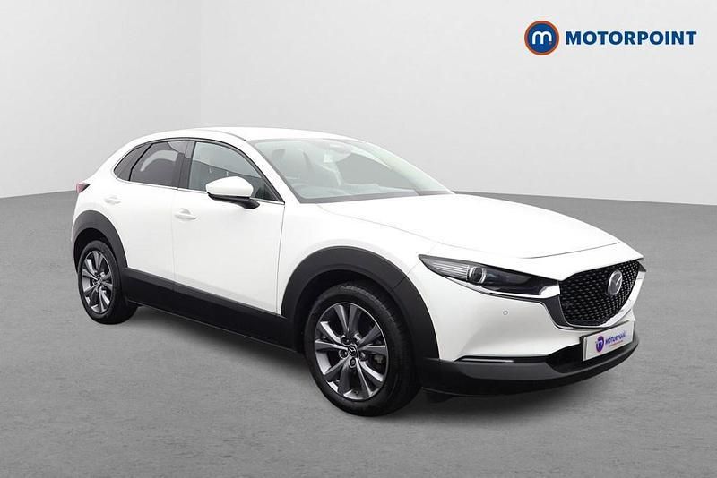 White Used 2024 Mazda CX-30 Exclusive-Line SUV | £19,999 (Fair price) - Image 1/4