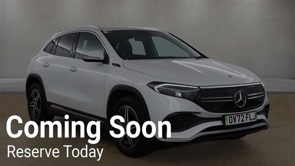 White Used 2022 Mercedes EQA300 AMG line SUV | £25,679 - Image 1/1