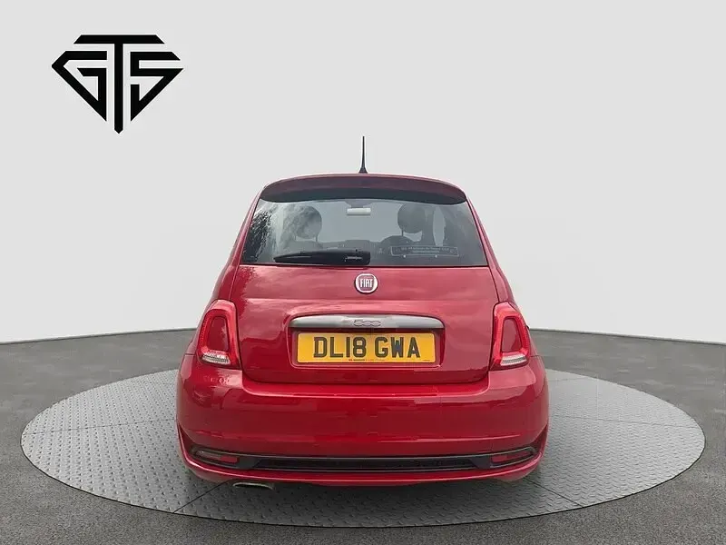 Used Fiat 500S S 69 HP (50 kW) 2018 Pasodoble red Hatchback