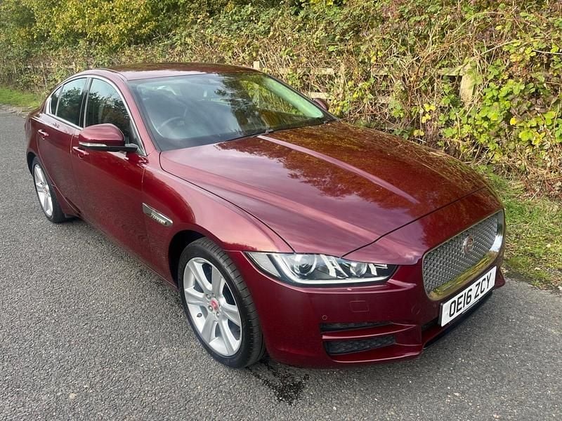 Red Used 2016 Jaguar XE Portfolio Sedan | £9,990 (Fair price) - Image 1/4