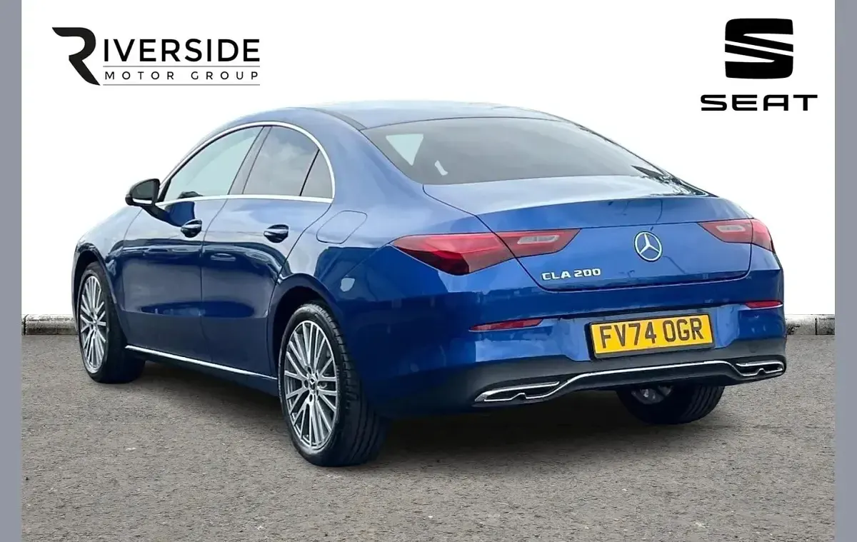 Used Mercedes CLA200 Executive 161 HP (118 kW) 2024 Blue Coupe