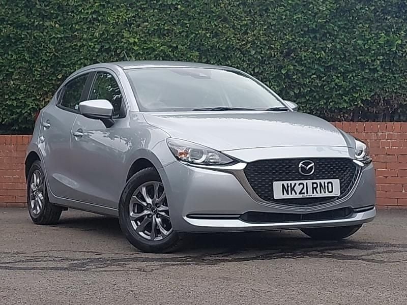 Silver Used 2021 Mazda 2 Hatchback | £12,298 (Good price) - Image 1/4