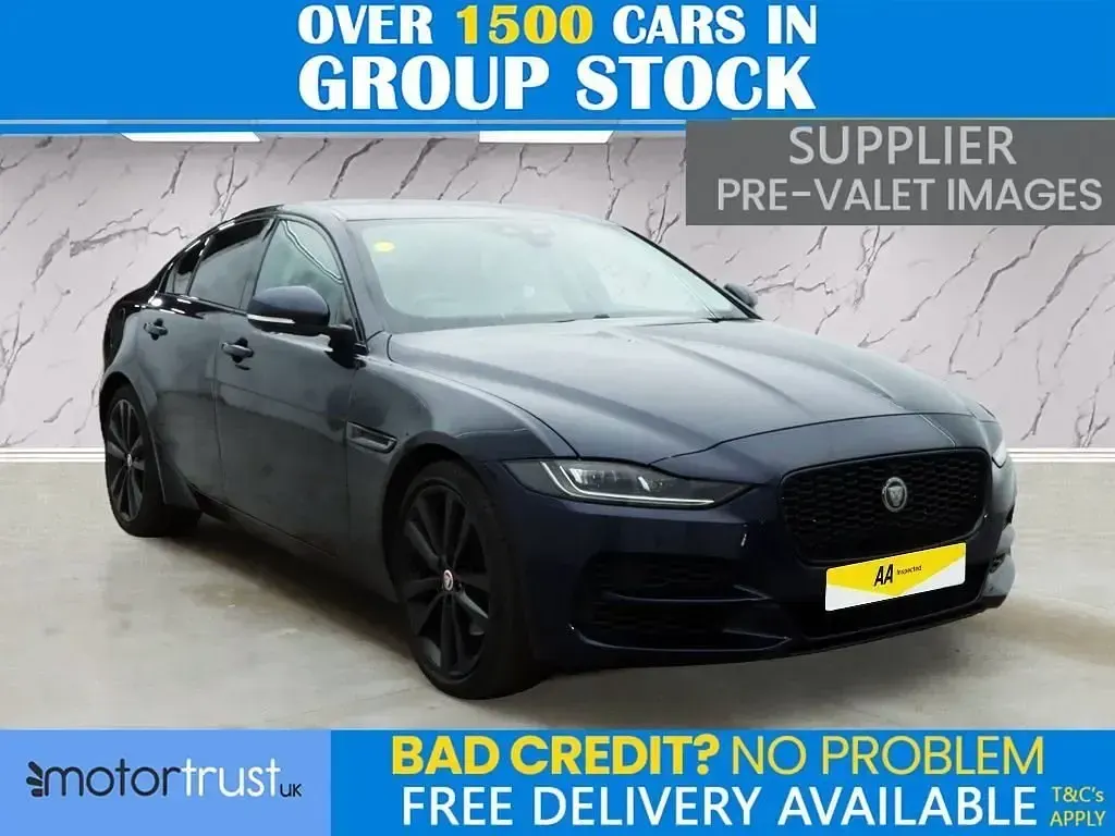 Begagnad Jaguar XE S 300 HK (220 kW) 2020 Blå Sedan