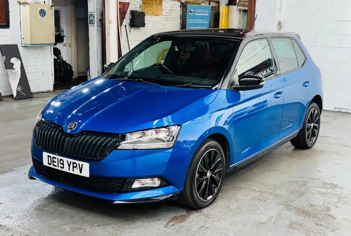Used Skoda Fabia Monte Carlo 110 HP (80 kW) 2019 Blue Hatchback