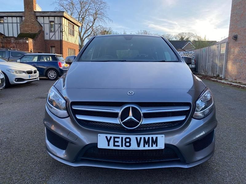 Used Mercedes B180 AMG line 109 HP (80 kW) 2018 Grey MPV