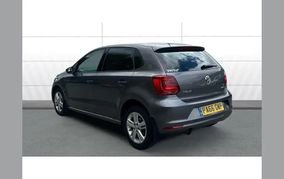 Used VW Polo Match 88 HP (64 kW) 2016 Grey Hatchback