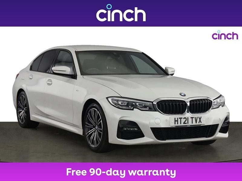 White Used 2021 BMW 320 M Sport Sedan | £22,499 (Fair price) - Image 1/3