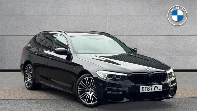 Black Used 2018 BMW 540 M Sport Estate | £24,995 (Good price) - Image 1/4