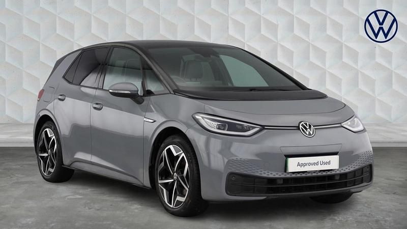 Used VW ID.3 Pro 150 kW (204 HP) 2021 Grey Hatchback