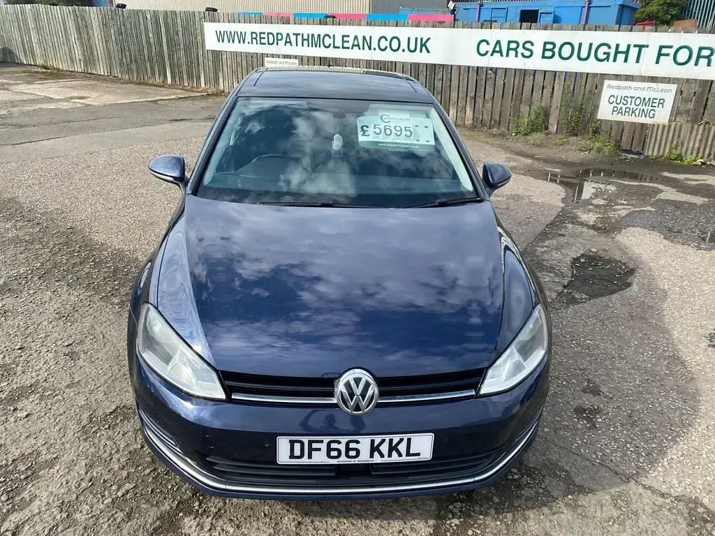 Used VW Golf VII GT 150 HP (110 kW) 2016 Blue Hatchback