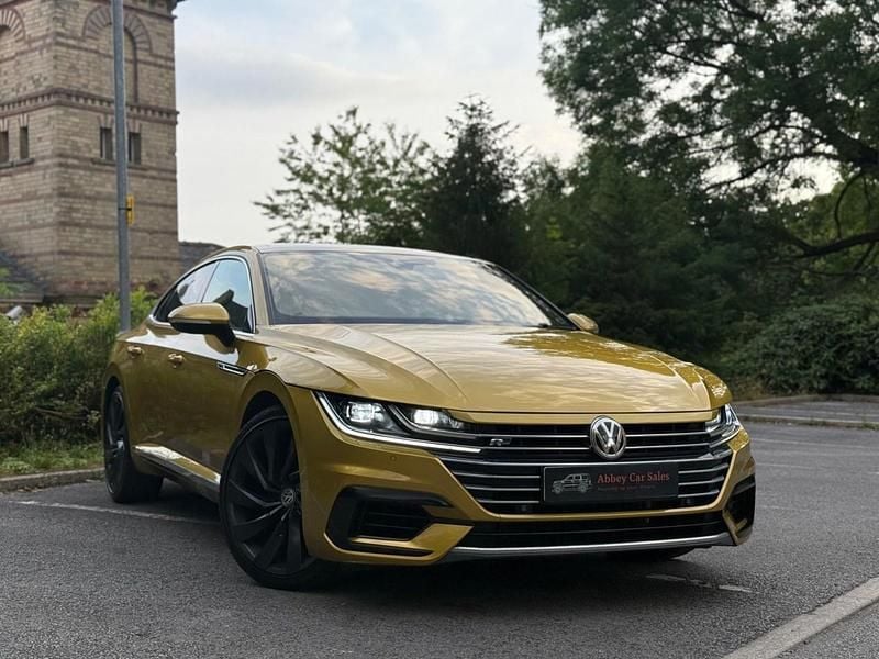 Yellow Used 2018 VW Arteon R-line Hatchback | £12,995 (Fair price) - Image 1/4