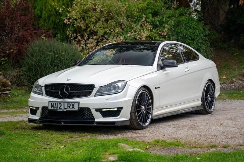 White Used 2012 Mercedes C63 AMG Edition 1 Coupe | £18,495 - Image 1/4