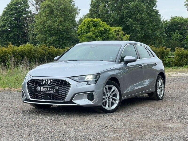 Silver Used 2022 Audi A3 Sportback e-tron Sport Sedan | £17,083 - Image 1/3