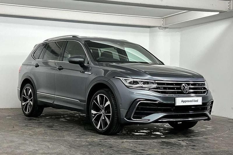 Grey Used 2022 VW Tiguan Allspace R-line SUV | £28,795 (Fair price) - Image 1/4